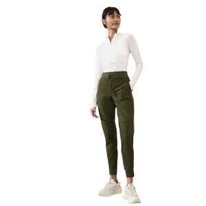 Athleta Women's Headlands Hybrid Trek Jogger Pants Size 8 Peat Green NWOT